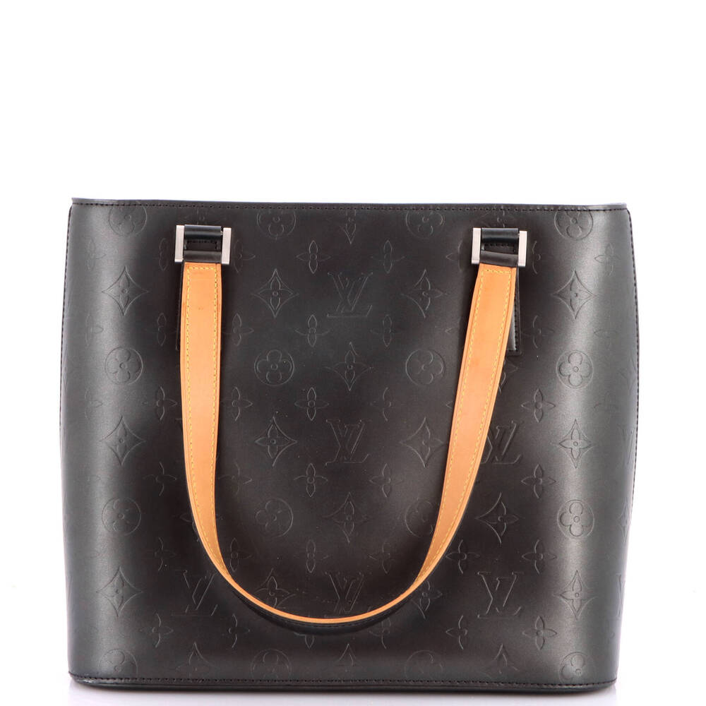 Louis Vuitton Mat Stockton Handbag Monogram Vernis